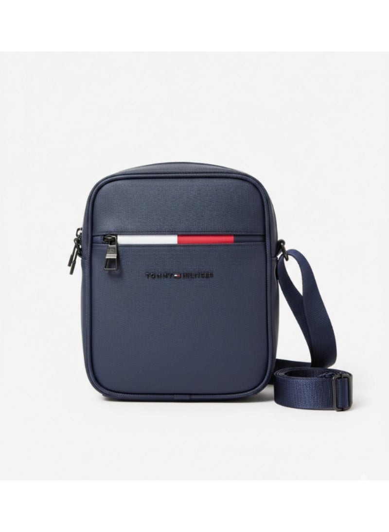 Tommy Hilfiger Denim Tommy Hilfiger Men’s Navy Crossbody Bag - Image 1